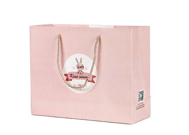 Bolsos de compras rosados del papel del color reutilizables para la promoción/las compras/el regalo proveedor