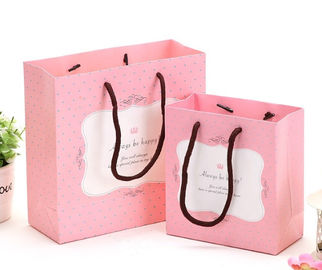 Material impreso aduana hermosa del papel de arte de las bolsas de papel cualquier tamaño disponible proveedor