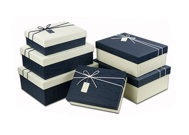 Las cajas de regalo amistosas del cartón de Eco, lujo acaban las cajas de regalo de encargo del logotipo proveedor