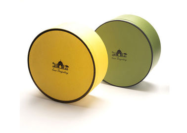 comprar Caja de regalo redonda del color amarillo/verde, actual caja redonda para el cumpleaños/el aniversario Fabricación en línea
