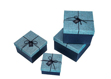 Tamaño impreso aduana del color puro hecho a mano de las cajas de regalo del Bowknot diverso disponible proveedor