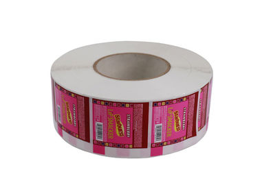 Color rosado de encargo resistente de las etiquetas adhesivas no tóxico para el protector labial proveedor