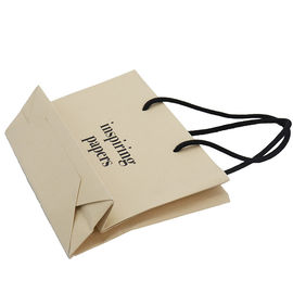 Material durable de papel impreso aduana biodegradable del papel de Kraft de los bolsos de compras proveedor