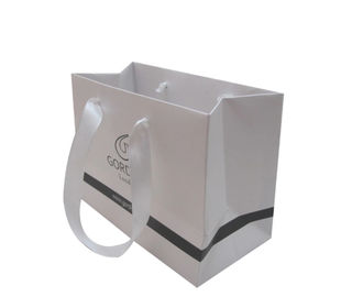 Las pequeñas bolsas de papel de encargo reciclables, la mercancía blanca empaquetan cualquier tamaño disponible proveedor