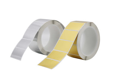 Oro de encargo a prueba de calor de las etiquetas adhesivas/material de la hoja de plata cualquier forma disponible proveedor
