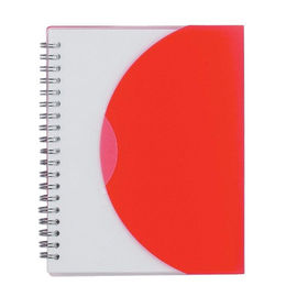 El PVC/los PP cubre la talla 5,25 impresa aduana de los cuadernos espirales * 8,25 pulgadas proveedor