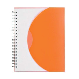El PVC/los PP cubre la talla 5,25 impresa aduana de los cuadernos espirales * 8,25 pulgadas proveedor