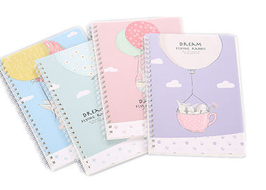 comprar La aduana linda de la cubierta imprimió diseño doble de la esquina redonda del atascamiento de bobina de los cuadernos Fabricación en línea