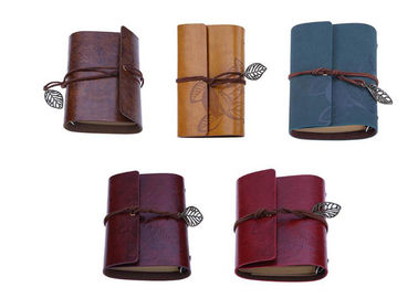 comprar Cuaderno personalizado color modificado para requisitos particulares del logotipo, diario encuadernado del viaje del cuero espiral Fabricación en línea