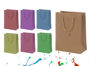 Capas resistentes impresas biodegradables del plástico/de agua de las bolsas de papel de Kraft disponibles proveedor