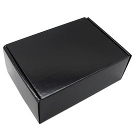Cajas de envío acanaladas mates recicladas, tamaño acanalado negro de Cutsomized de las cajas proveedor