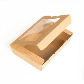 Diseño impermeable del corchete de la caja de la comida que sella encima de conveniente con la ventana transparente proveedor