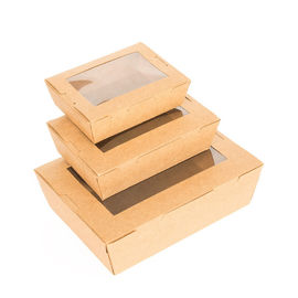 Diseño impermeable del corchete de la caja de la comida que sella encima de conveniente con la ventana transparente proveedor