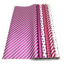 Color lateral doble del X.500 cm de la talla 70 del rollo del papel de envoltorio para regalos diverso disponible proveedor