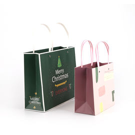 Peso modificado para requisitos particulares biodegradable de empaquetado de los bolsos del regalo del papel popular para la Navidad proveedor