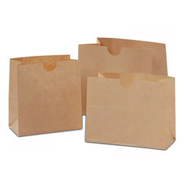Bolsos de la comida del papel de Brown/tipo reforzado grasa de los sacos del bocado del papel de Kraft resistente proveedor