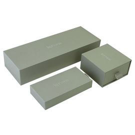 comprar Cajas de almacenamiento delicadas de lujo del cajón, cajas de empaquetado del logotipo difícilmente rígidas Fabricación en línea