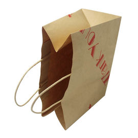 Bolsas de papel modificadas para requisitos particulares de Kraft del tamaño para las promociones/los regalos/los anuncios proveedor