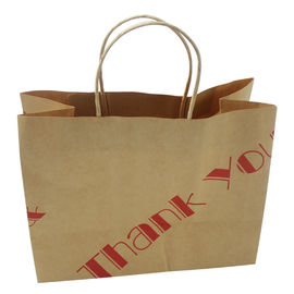 Bolsas de papel modificadas para requisitos particulares de Kraft del tamaño para las promociones/los regalos/los anuncios proveedor