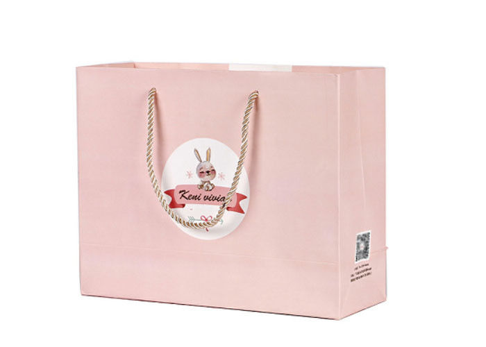 Bolsos de compras rosados del papel del color reutilizables para la promoción/las compras/el regalo proveedor