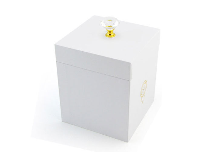 Material de empaquetado del cartón de las cajas del regalo de lujo de moda para la vela proveedor
