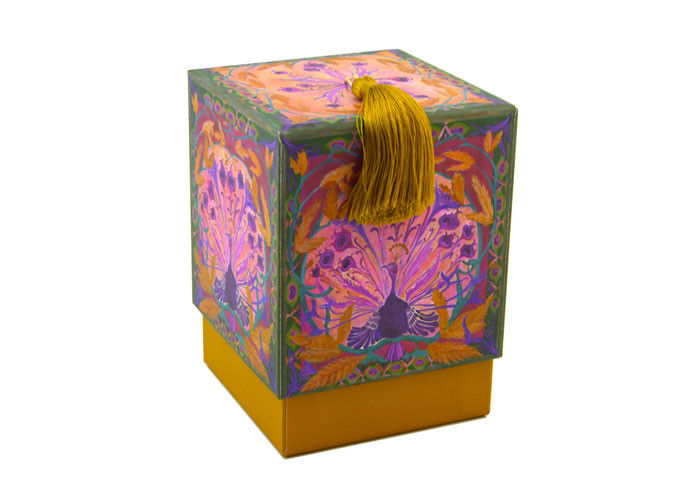 Cajas de lujo exquisitas de la vela de la borla, tóxico hecho a mano de la caja de regalo de la vela no proveedor