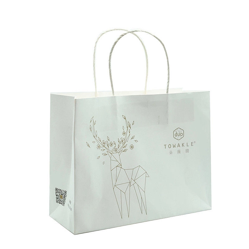 Los bolsos de papel personalizados reciclables del regalo, anunciaron las bolsas de papel para empaquetar proveedor