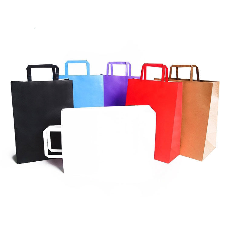 Dirección material impresa colorida de la superficie de impresión de Flexo de la categoría alimenticia de las bolsas de papel de Kraft proveedor