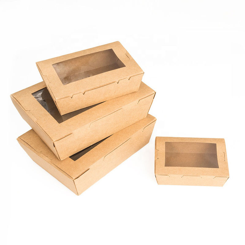 Diseño impermeable del corchete de la caja de la comida que sella encima de conveniente con la ventana transparente proveedor