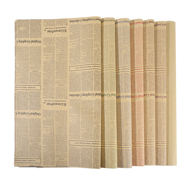 Talla 50 degradable del papel de embalaje * material sin blanquear del papel de los 70cm Kraft proveedor