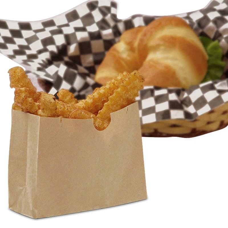 Bolsos de la comida del papel de Brown/tipo reforzado grasa de los sacos del bocado del papel de Kraft resistente proveedor