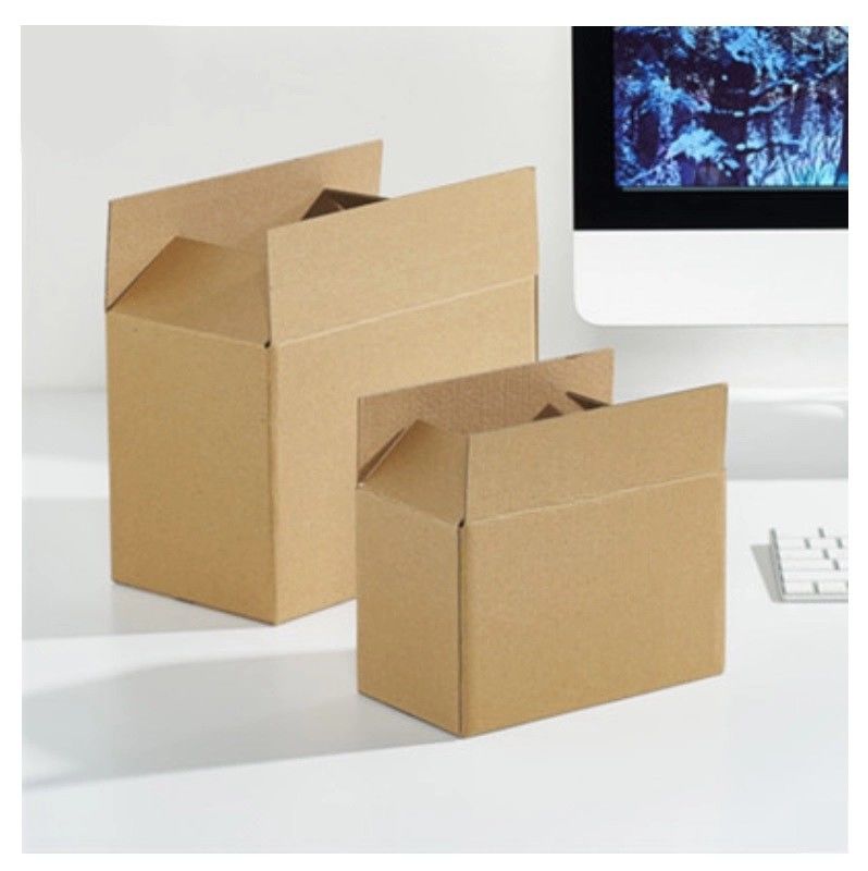 Cajas móviles del cartón acanalado móvil de Brown para el papel del buzón proveedor