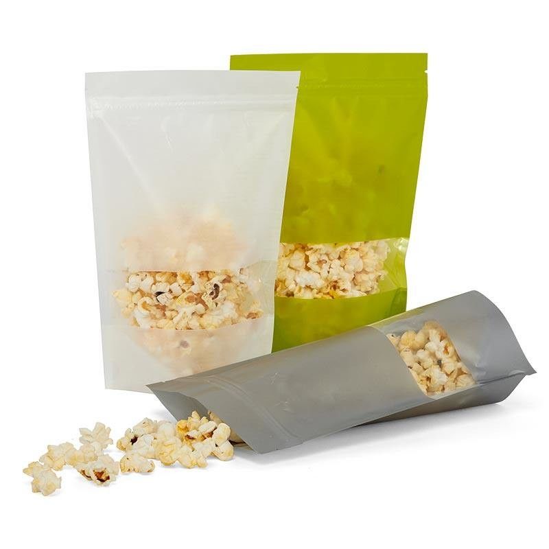 Bolsos lacrables de la comida del papel de arroz, bolsos del almacenamiento de la comida del vacío con el panel de la ventana proveedor