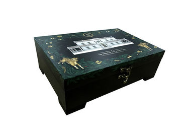 Good price Tipo de empaquetado logotipo modificado para requisitos particulares del libro de las cajas del regalo de lujo cosmético con la hebilla de la mano en línea