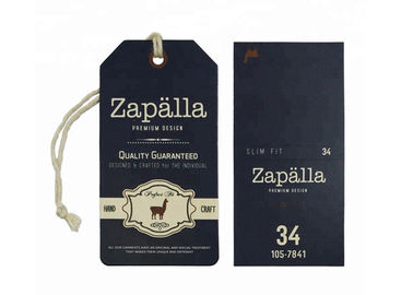 Good price Etiquetas colgantes impresas aduana moderna de Kraft con la hoja caliente que sella el acabamiento superficial en línea